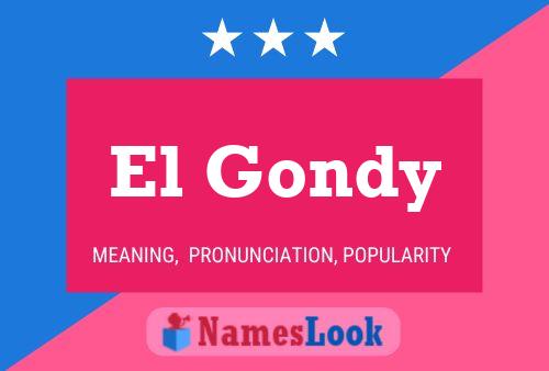 ملصق اسم El Gondy