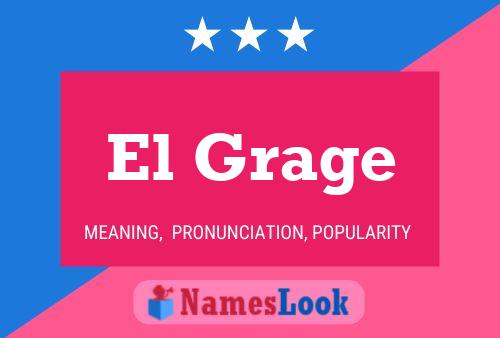 ملصق اسم El Grage