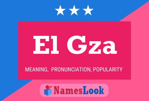 ملصق اسم El Gza