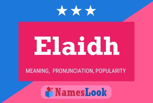 ملصق اسم Elaidh