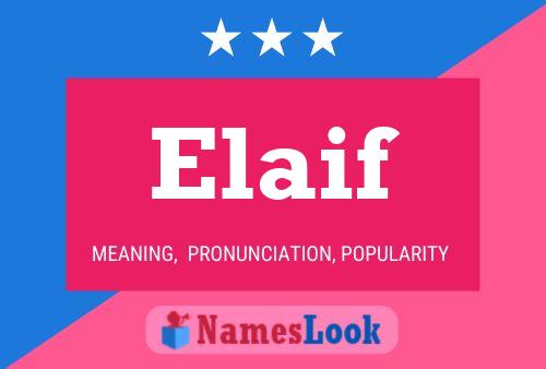 ملصق اسم Elaif