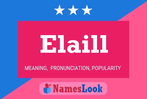 ملصق اسم Elaill