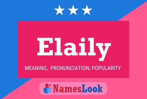 ملصق اسم Elaily