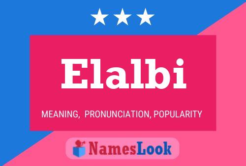 ملصق اسم Elalbi