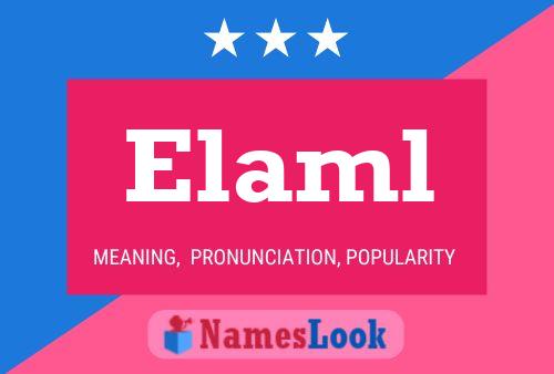 ملصق اسم Elaml