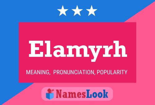 ملصق اسم Elamyrh