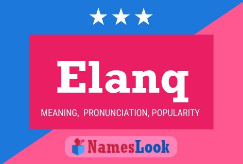 ملصق اسم Elanq