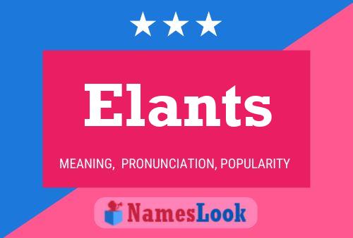 ملصق اسم Elants