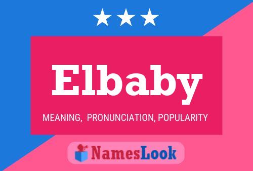 ملصق اسم Elbaby