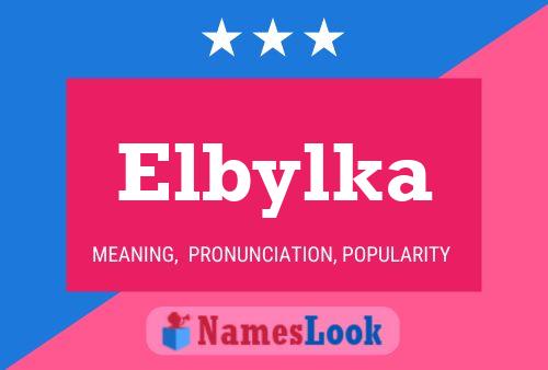 ملصق اسم Elbylka