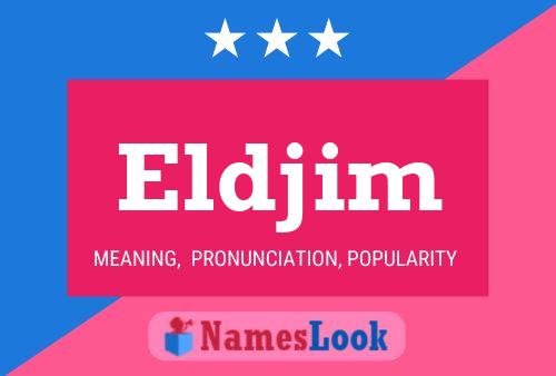 ملصق اسم Eldjim