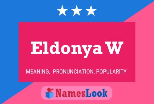 ملصق اسم Eldonya W