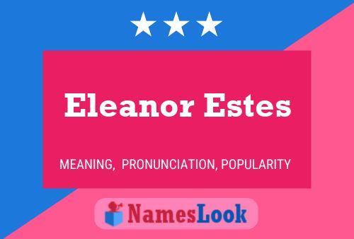 ملصق اسم Eleanor Estes