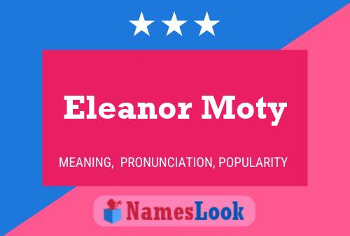 ملصق اسم Eleanor Moty