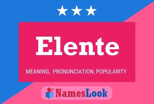 ملصق اسم Elente