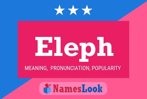 ملصق اسم Eleph