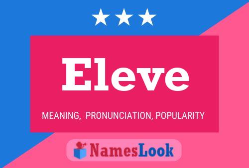 ملصق اسم Eleve