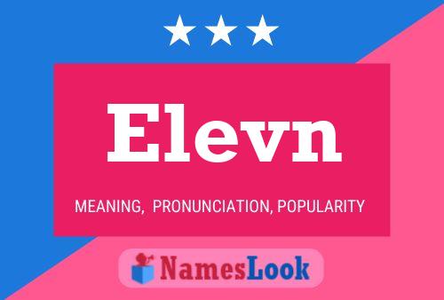 ملصق اسم Elevn