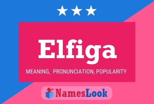 ملصق اسم Elfiga