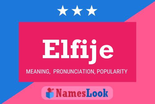 ملصق اسم Elfije