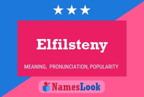 ملصق اسم Elfilsteny