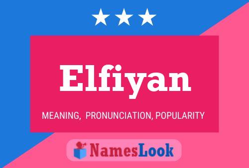 ملصق اسم Elfiyan