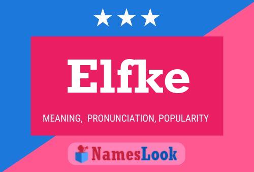 ملصق اسم Elfke