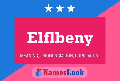 ملصق اسم Elflbeny