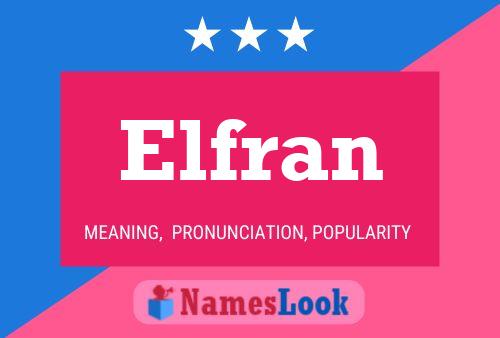 ملصق اسم Elfran