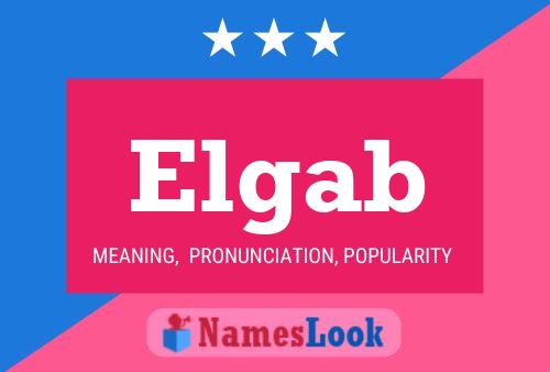 ملصق اسم Elgab