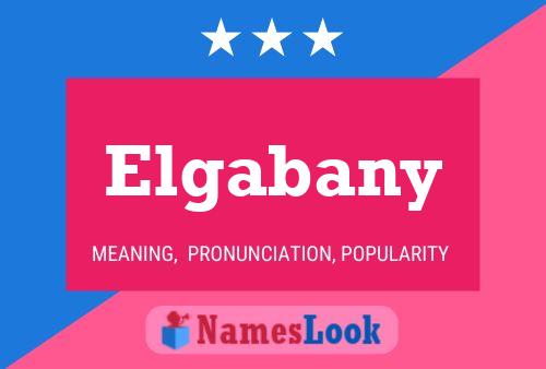 ملصق اسم Elgabany