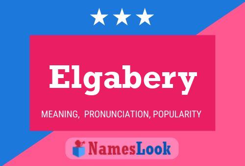 ملصق اسم Elgabery