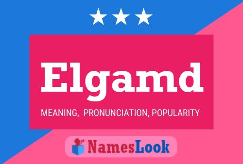 ملصق اسم Elgamd