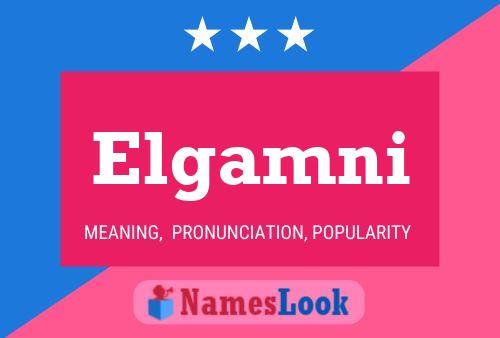 ملصق اسم Elgamni