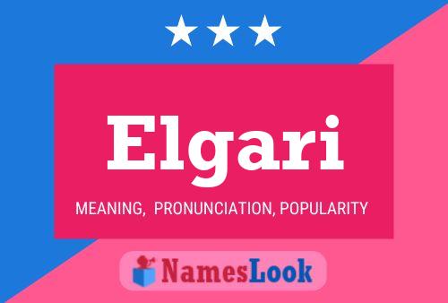 ملصق اسم Elgari