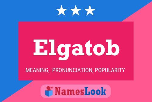 ملصق اسم Elgatob