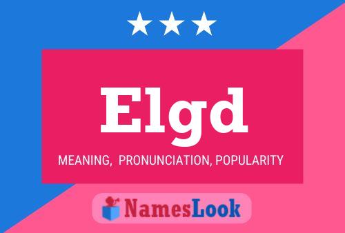 ملصق اسم Elgd