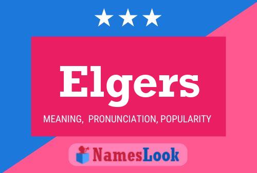 ملصق اسم Elgers