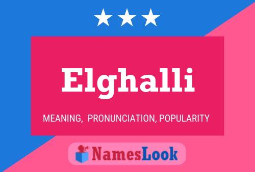 ملصق اسم Elghalli