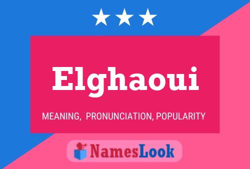 ملصق اسم Elghaoui