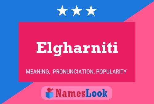 ملصق اسم Elgharniti