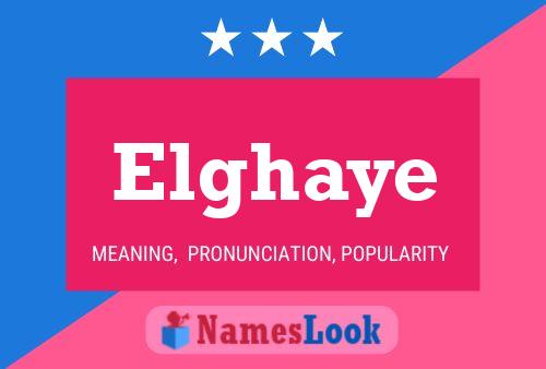 ملصق اسم Elghaye