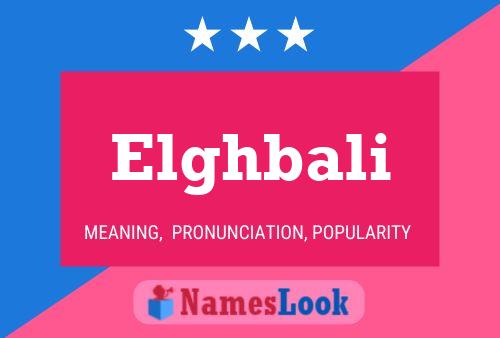 ملصق اسم Elghbali