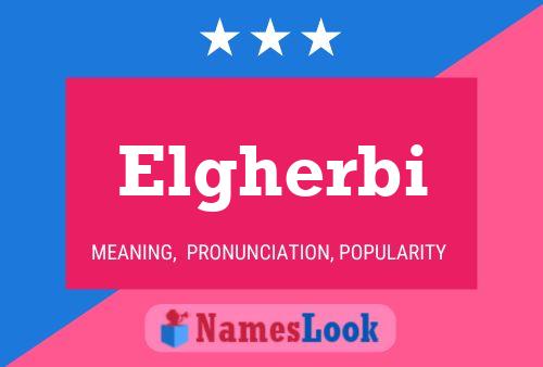 ملصق اسم Elgherbi