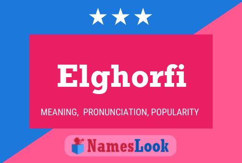 ملصق اسم Elghorfi