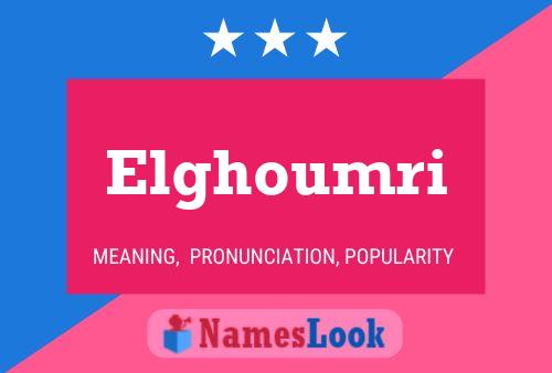 ملصق اسم Elghoumri