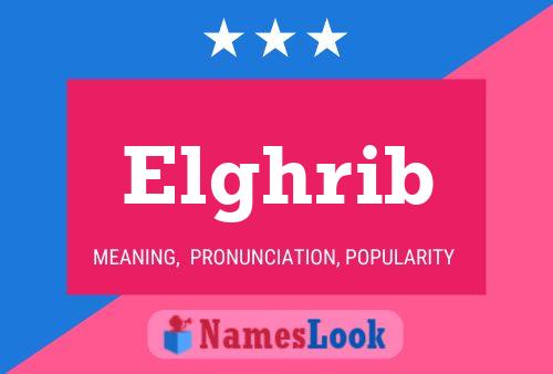 ملصق اسم Elghrib