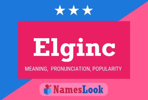 ملصق اسم Elginc