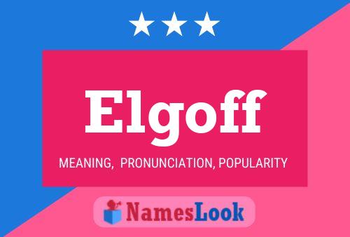 ملصق اسم Elgoff