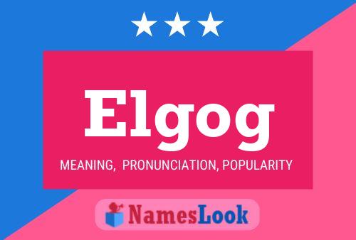 ملصق اسم Elgog